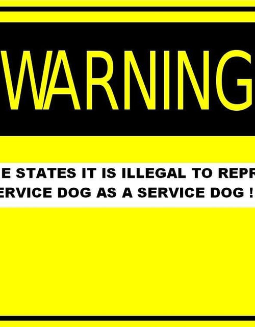 Load image into Gallery viewer, Reflective Service Dog Patches with Hook Backing for Service Animal Vests /Harnesses Small (4.6 X 1) Inch
