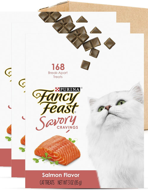 Load image into Gallery viewer, Purina  Limited Ingredient Cat Treats, Savory Cravings Salmon Flavor - 9 Oz. Box
