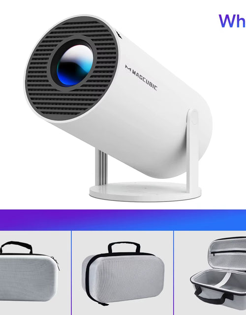 Load image into Gallery viewer, Projector HY300 Pro 8K Android 14 Dual Wifi6 290ANSI Allwinner H726 BT5.4 1080P 1280*720P Home Cinema Outdoor Projetor
