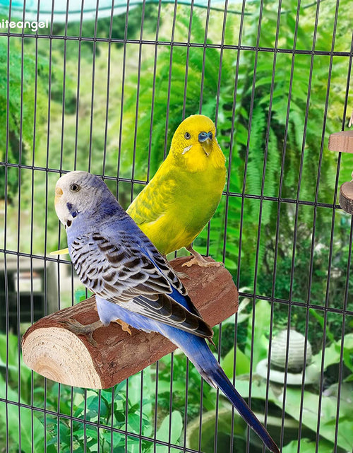 Load image into Gallery viewer, Parrot Cage Perch, Wooden Platform for Birds (2 Packs)
