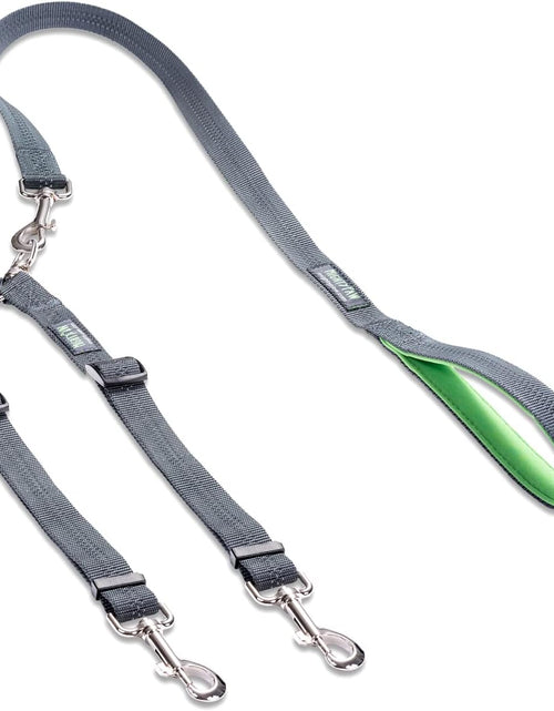 Load image into Gallery viewer, Double Dog Leash | Dual Dog Leash, Two Dog Leash, Multiple Dog Leash for 2 Dogs, Double Leash for Dogs, Leash Splitter for Large and Small Dogs, 2 Dog Leash, Double Clip Dog Leash Coupler
