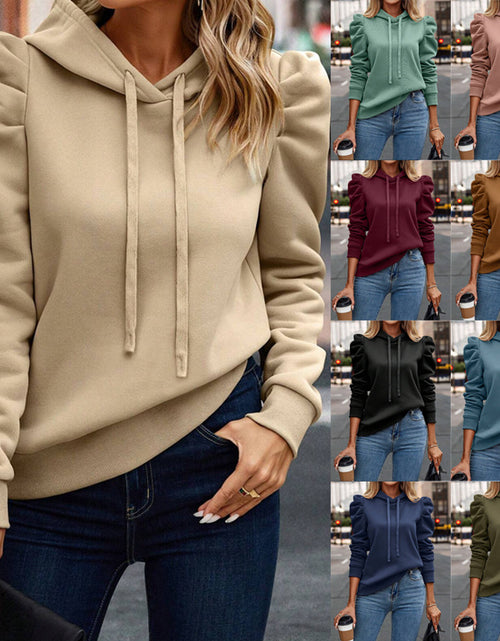 Load image into Gallery viewer, Solid Color Long-Sleeved Casual Women'S Top Sweater
