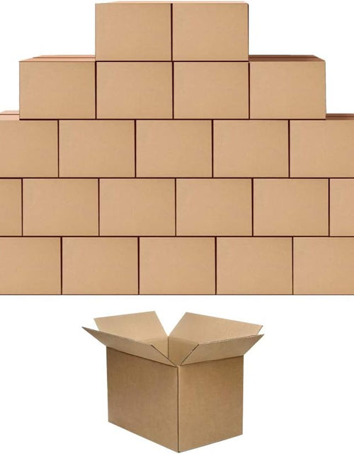 Load image into Gallery viewer, Shipping Cardboard Boxes Mailers 10X7X5 Inches Small Packing Corrugated Packaging Moving Kraft Mailing Boxes Pack of 25
