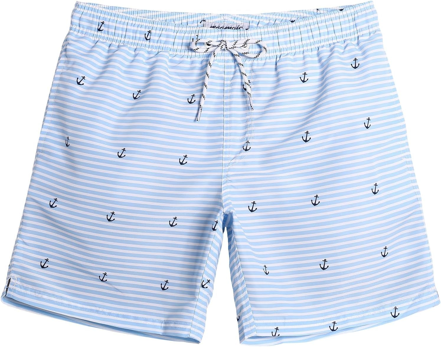 Mens Slim Fit Quick Dry Swim Shorts Swim Trunks Mens Bathing Suits with Mesh Lining