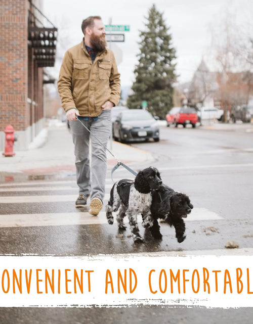 Load image into Gallery viewer, Double Dog Leash | Dual Dog Leash, Two Dog Leash, Multiple Dog Leash for 2 Dogs, Double Leash for Dogs, Leash Splitter for Large and Small Dogs, 2 Dog Leash, Double Clip Dog Leash Coupler
