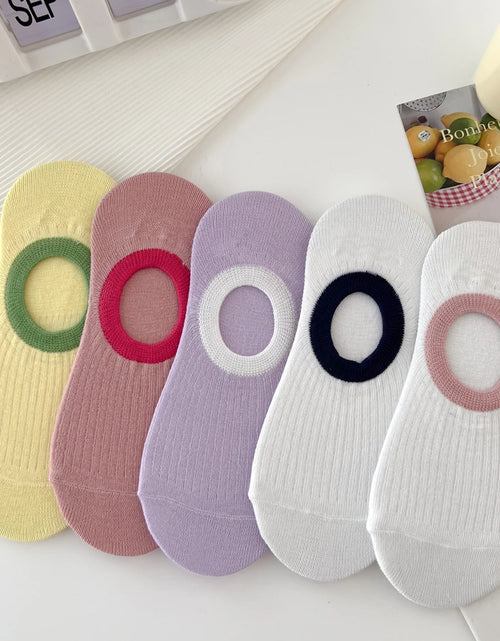 Load image into Gallery viewer, 5 Pairs Womens Socks Lovely Cow Pattern Short Socks Creative Printing Socks Ankle Sock
