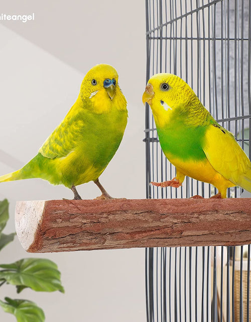 Load image into Gallery viewer, Parrot Cage Perch, Wooden Platform for Birds (2 Packs)
