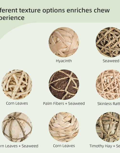 Load image into Gallery viewer, Small Animals Play &amp; Activity Balls Rolling Chew Toys for Rabbits Guinea Pigs Chinchilla
