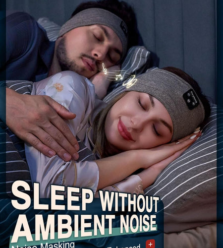 Sleep Headphones Bluetooth Headband, Soft Sleeping Wireless Music Sport Headbands,Long Time Play Sleeping Headsets with Built in Speakers Perfect for Sleep,Workout,Running,Yoga,Travel