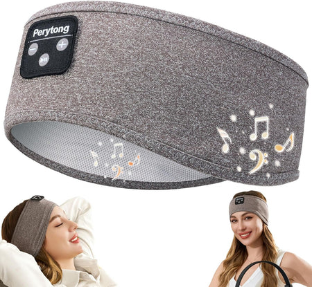 Sleep Headphones Bluetooth Headband, Soft Sleeping Wireless Music Sport Headbands,Long Time Play Sleeping Headsets with Built in Speakers Perfect for Sleep,Workout,Running,Yoga,Travel