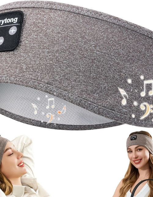 Load image into Gallery viewer, Sleep Headphones Bluetooth Headband, Soft Sleeping Wireless Music Sport Headbands,Long Time Play Sleeping Headsets with Built in Speakers Perfect for Sleep,Workout,Running,Yoga,Travel
