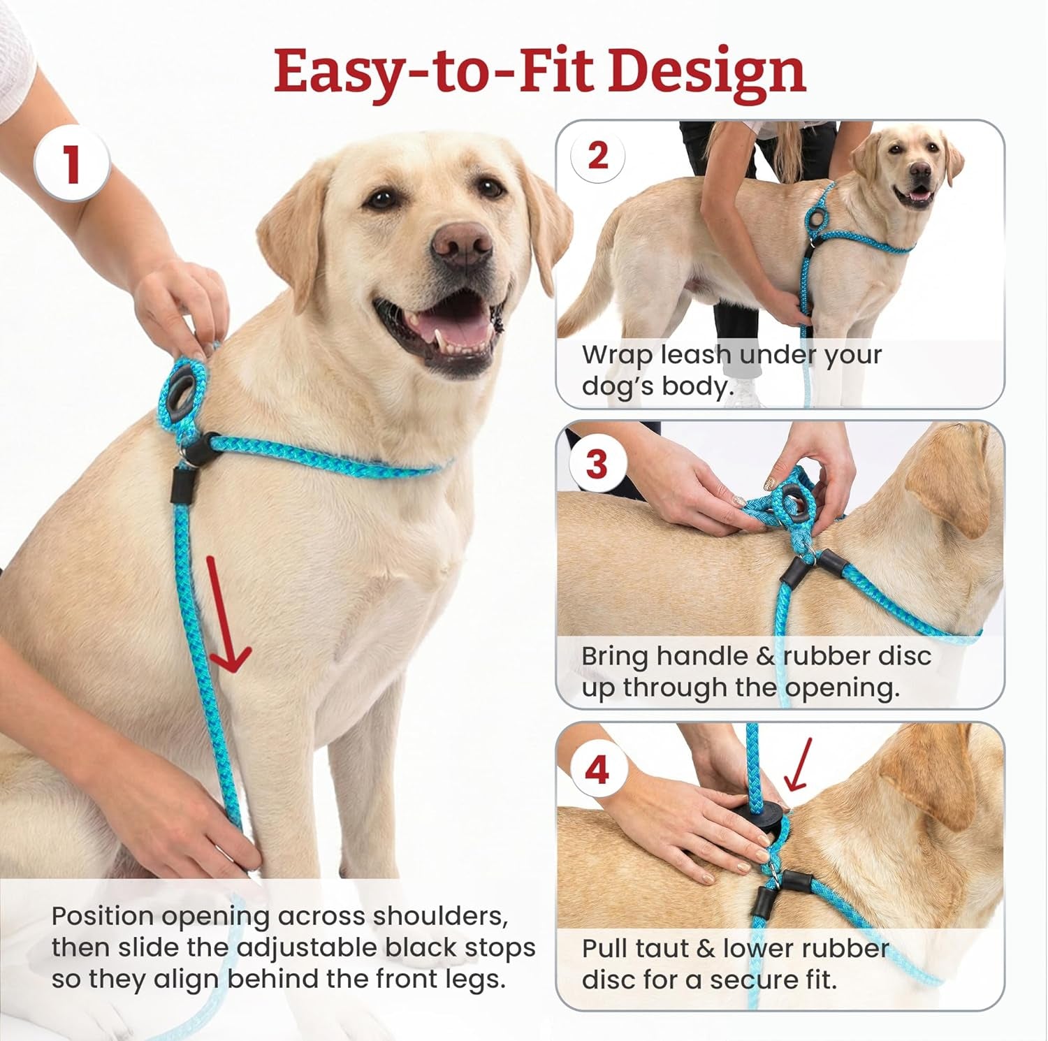 No Pull Dog Harness and Leash Set, anti Pull Dog Harness for All Breeds and Sizes, One-Piece Cushioned Rope Design Safely Prevents Escaping and Pulling (Small/Medium, Orange/Reflective)