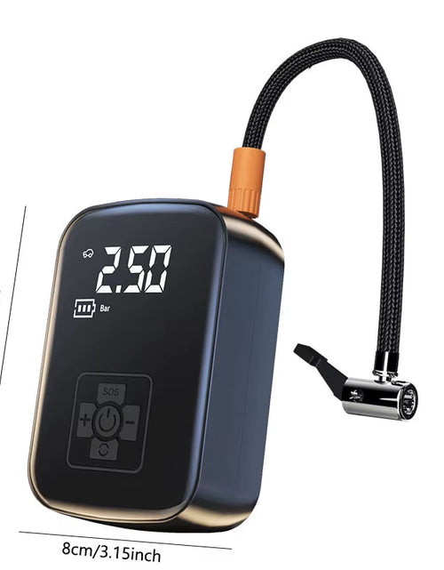 Load image into Gallery viewer, 1Pc Wireless Car Air Compressor Air Pump Electric Tire Inflator Pump for Motorcycle Bicycle Boat AUTO Tyre Balls Inflatable
