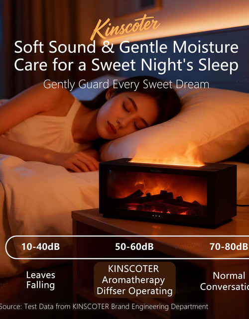 Load image into Gallery viewer, Creative Fireplace Aroma Diffuser Simulated Flame Humidifier Essential Oil Desktop Air Humidifier Mist Home Office Holiday Gift
