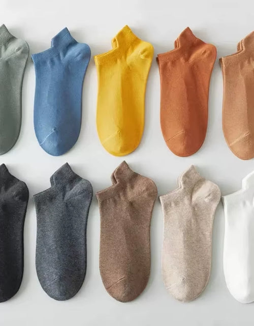 Load image into Gallery viewer, 5 Pairs Womens Socks Lovely Cow Pattern Short Socks Creative Printing Socks Ankle Sock
