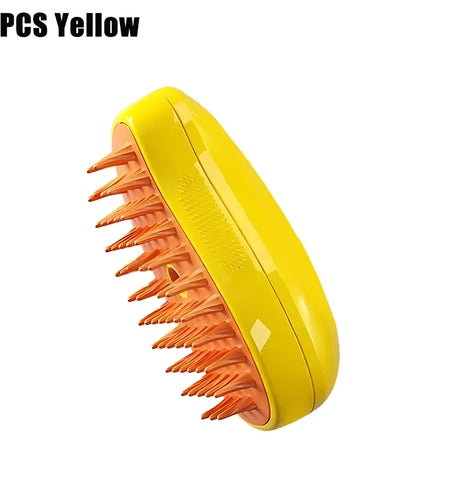 3In1 Cat Steam Brush Steamy Dog Brush Electric Anti-Splashing Brush with Steam Spray Massage Pet Grooming Comb Hair Removal Comb