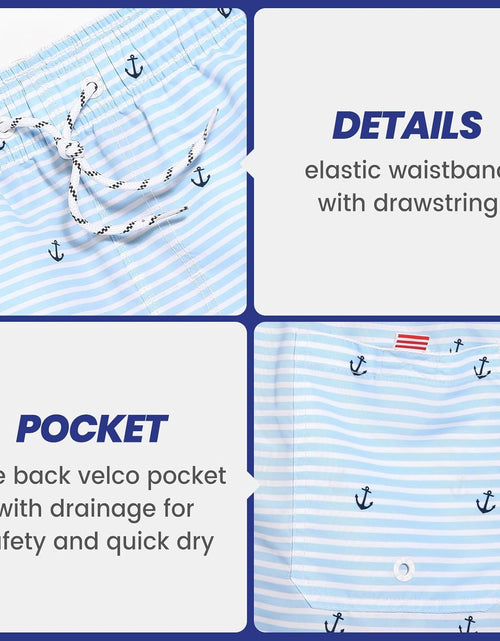 Load image into Gallery viewer, Mens Slim Fit Quick Dry Swim Shorts Swim Trunks Mens Bathing Suits with Mesh Lining
