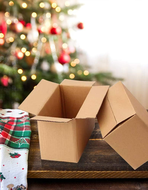 Load image into Gallery viewer, Shipping Cardboard Boxes Mailers 10X7X5 Inches Small Packing Corrugated Packaging Moving Kraft Mailing Boxes Pack of 25
